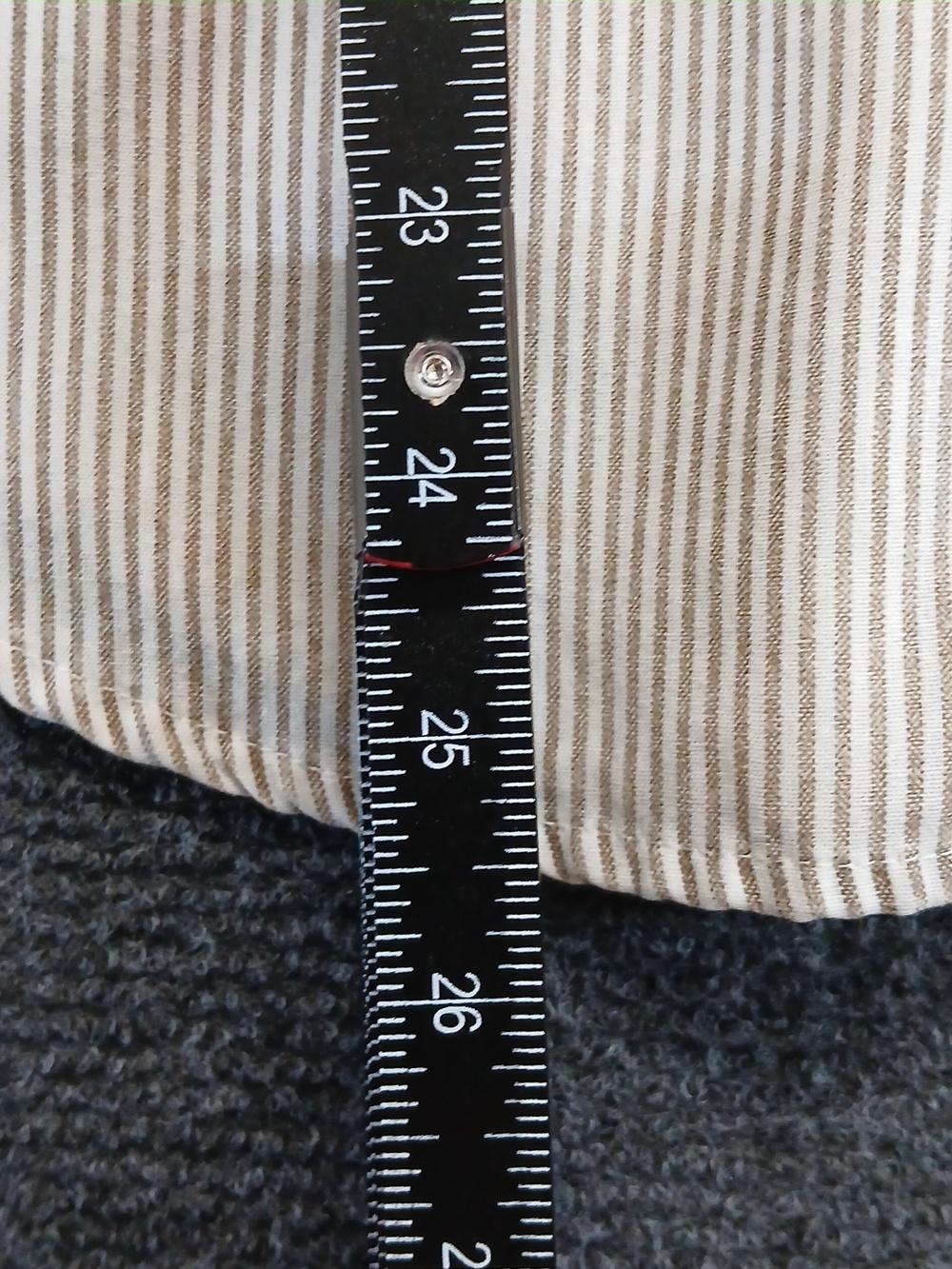 Women's Coral Bay S/S Striped Western Style Shirt with Crochet Accents Sz Med - Picture 8 of 9